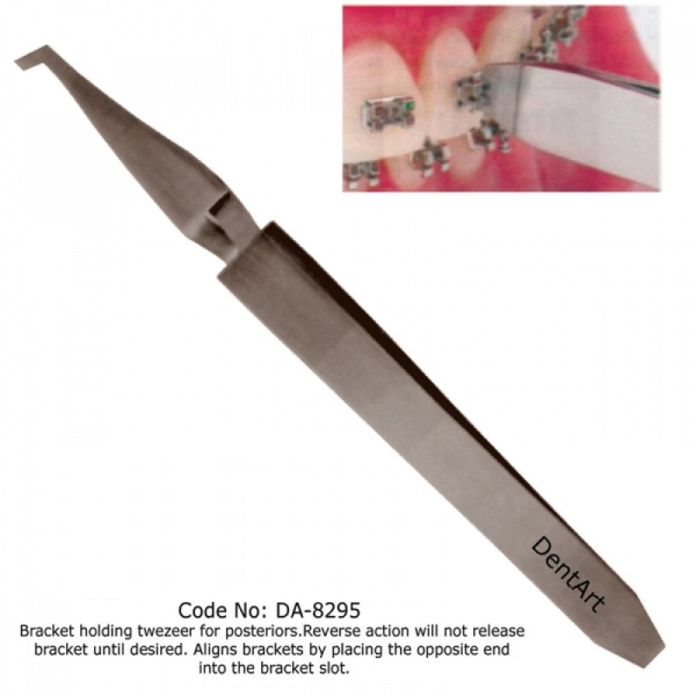 Bracket holding tweezer for posterior | DentArt