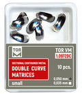 SECTIONAL CONTOURED METAL MATRICES. DOUBLE CURVE SERIES.