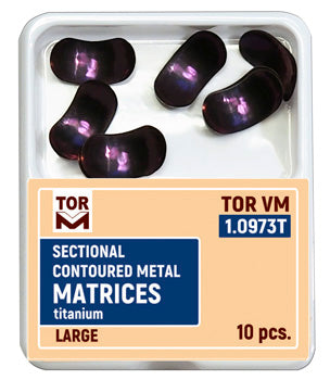 Sectional Contoured Metal Matrices Titanium