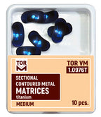 Sectional Contoured Metal Matrices Titanium