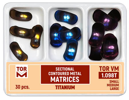 Sectional Contoured Metal Matrices Titanium