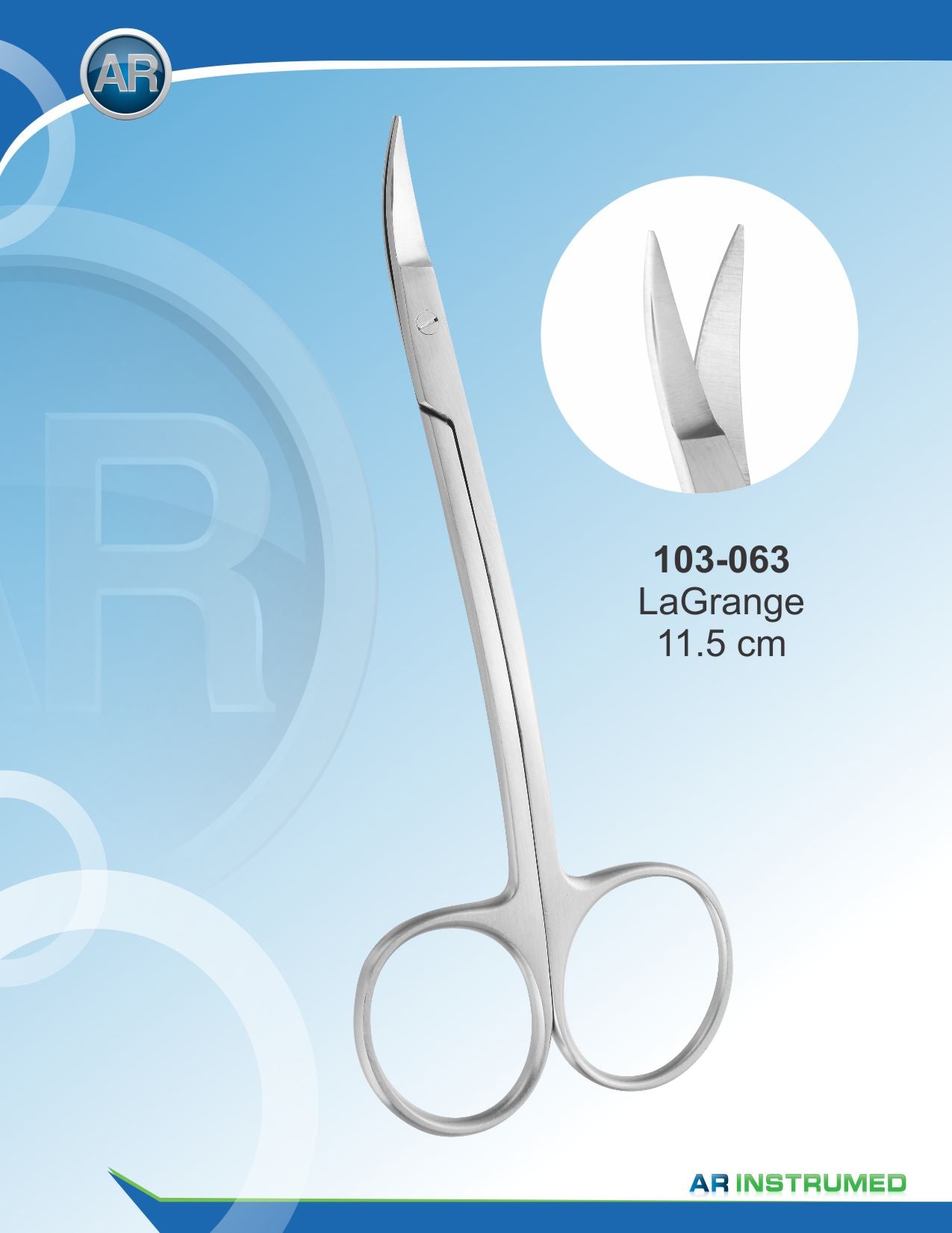La Grange Double Curved 11.5cm | AR INSTRUMED