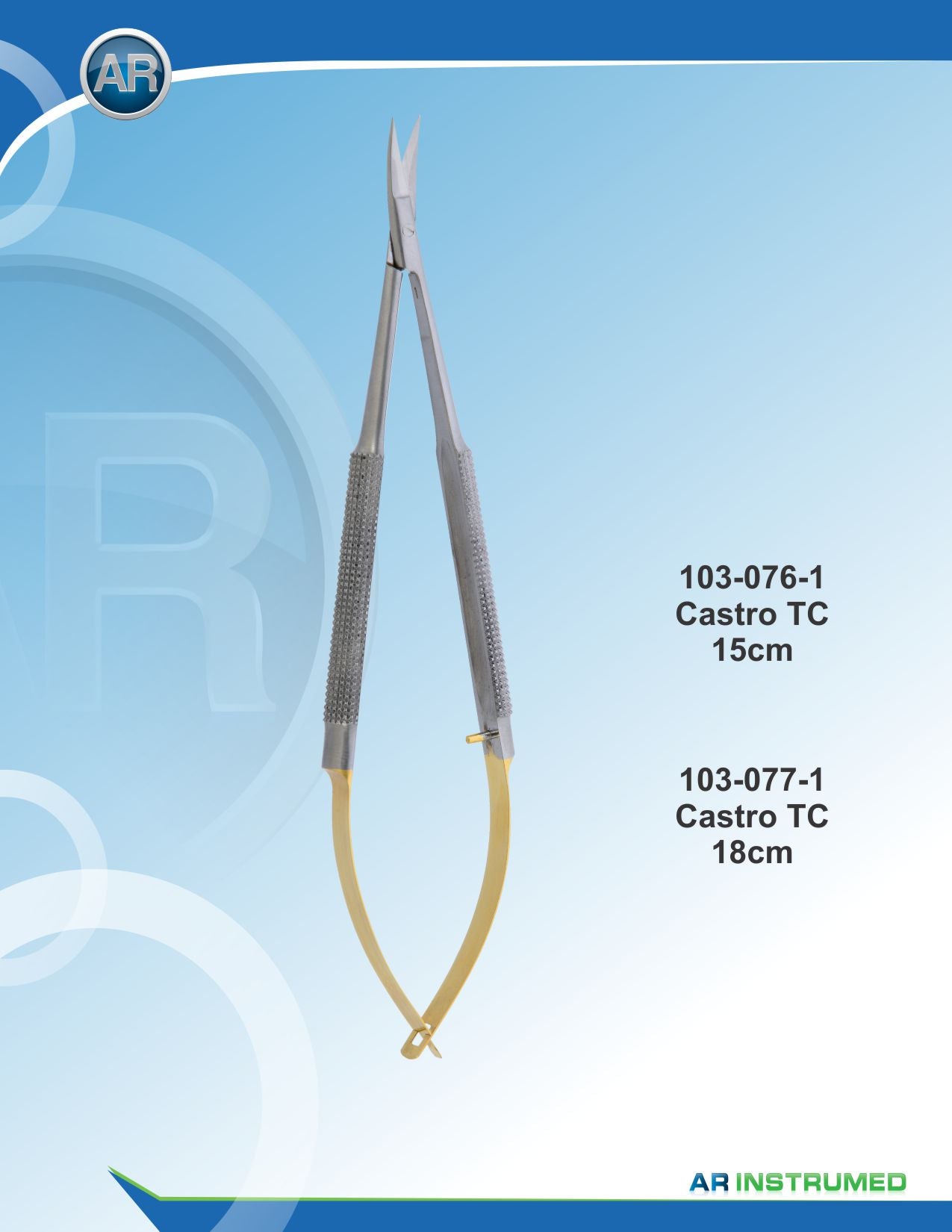 Castro Scissor Curved TC | AR INSTRUMED