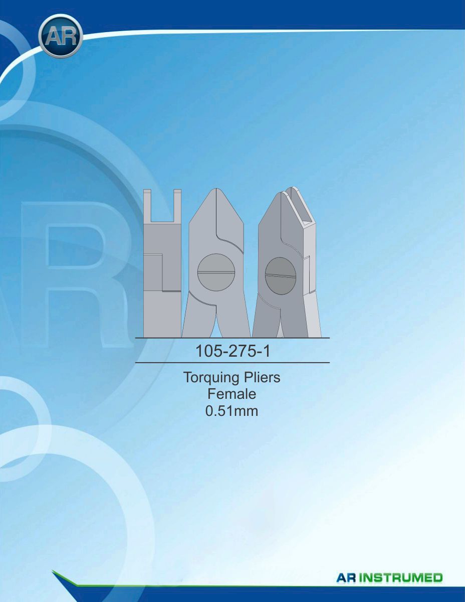Torquing Pliers Female 0.51mm | AR INSTRUMED