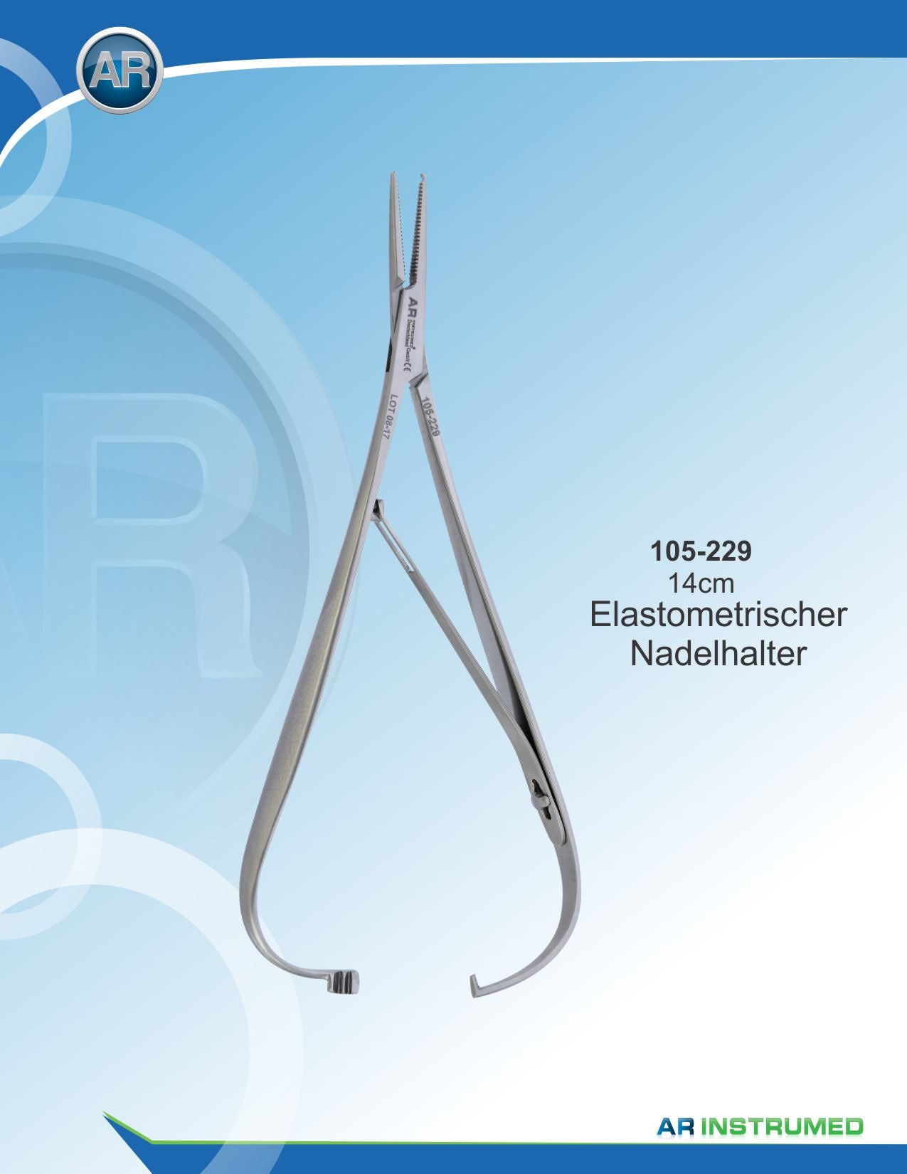 Elastomeric Ligature Placing Forceps with Groove | AR INSTRUMED