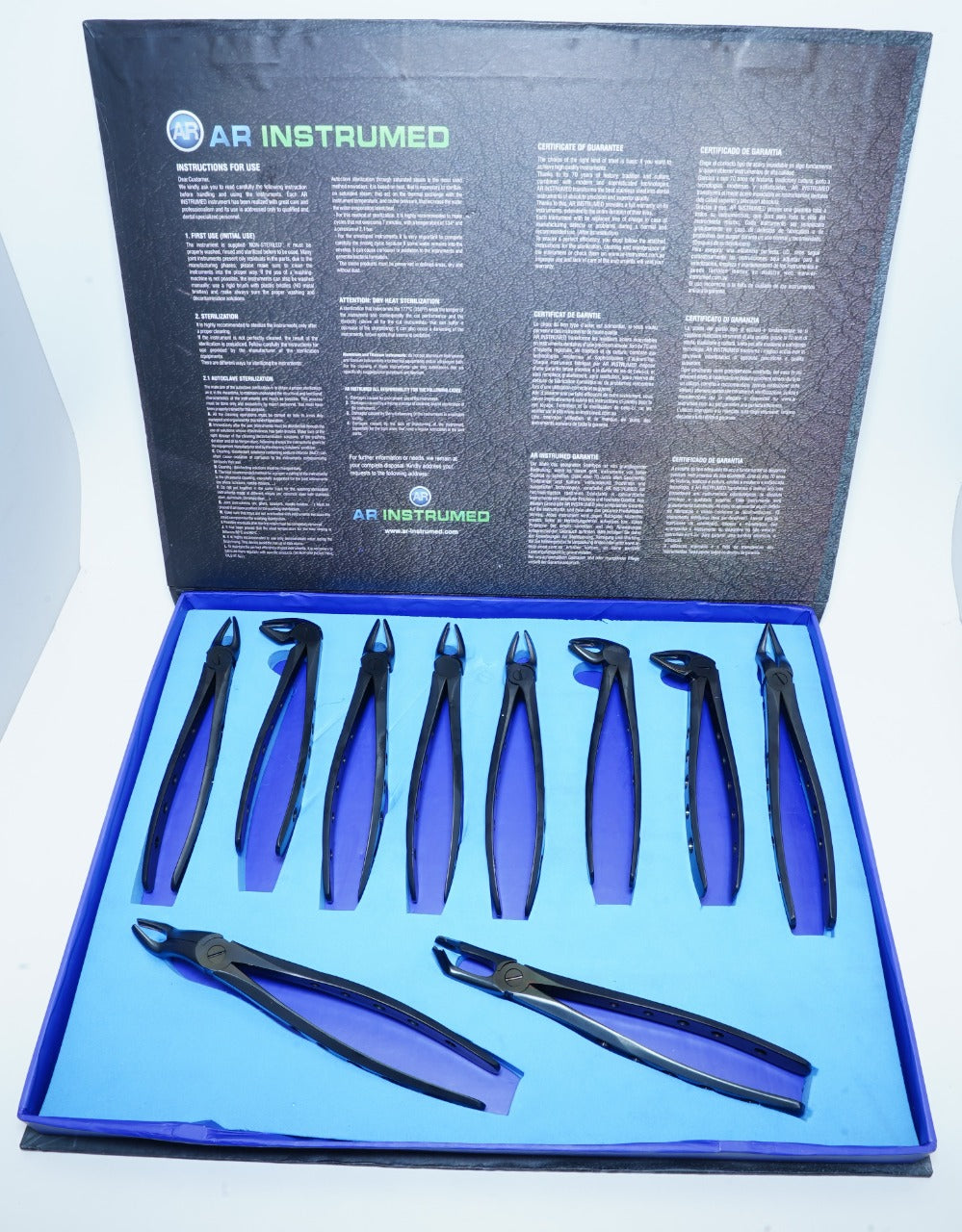 Extracting Forceps Set Special Black Plasma Coating | AR INSTRUMED