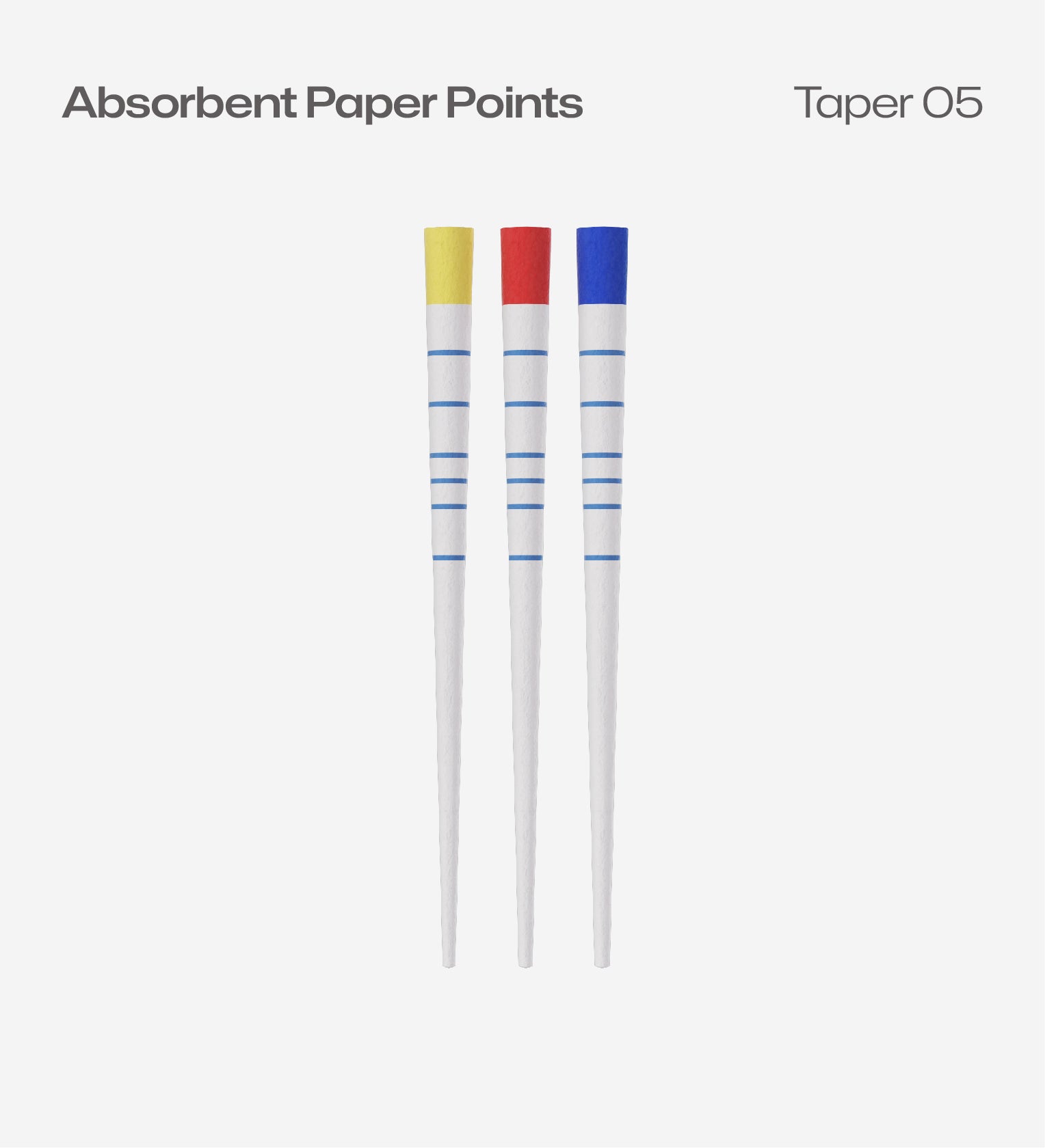 Perfect Endo Paper Points Marked TAPER