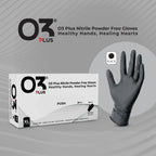 gloves nitrile powder free | O3 PLUS