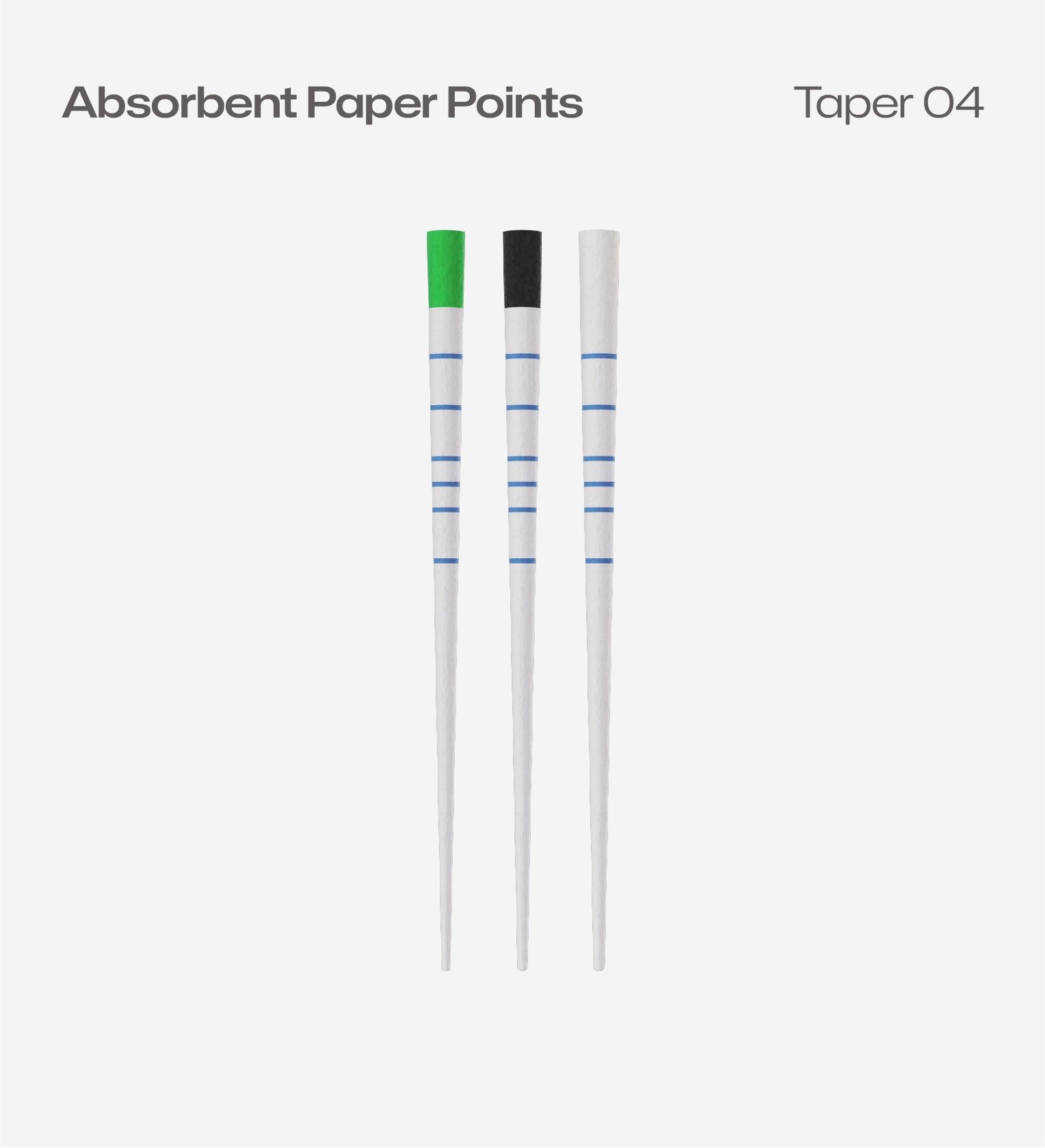 Perfect Endo Paper Points Marked TAPER