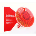 Goldplated screw posts