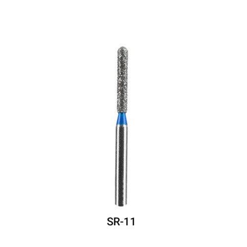 straight round end burs