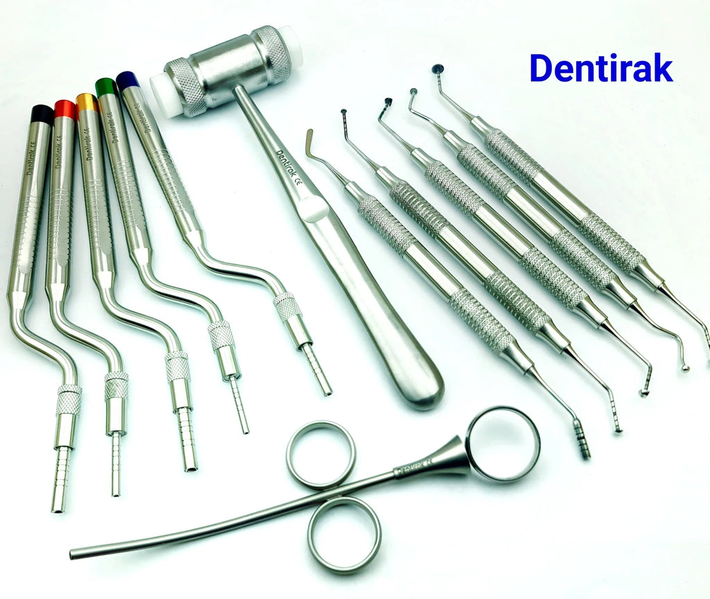 Sinus lift kit (12pcs) + steel tray | DENTIRAK