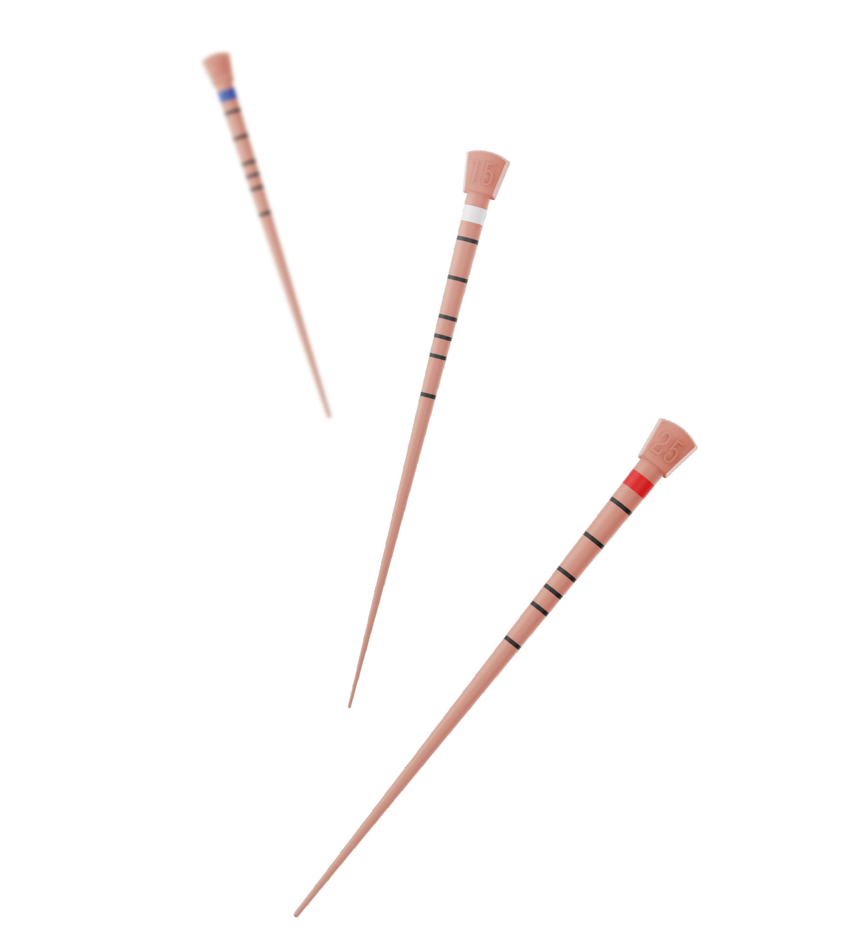 Perfect EndoGUTAPERCHA Marked F1,F2,F3