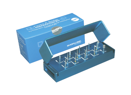 Crown and bridge preparation kit shofu