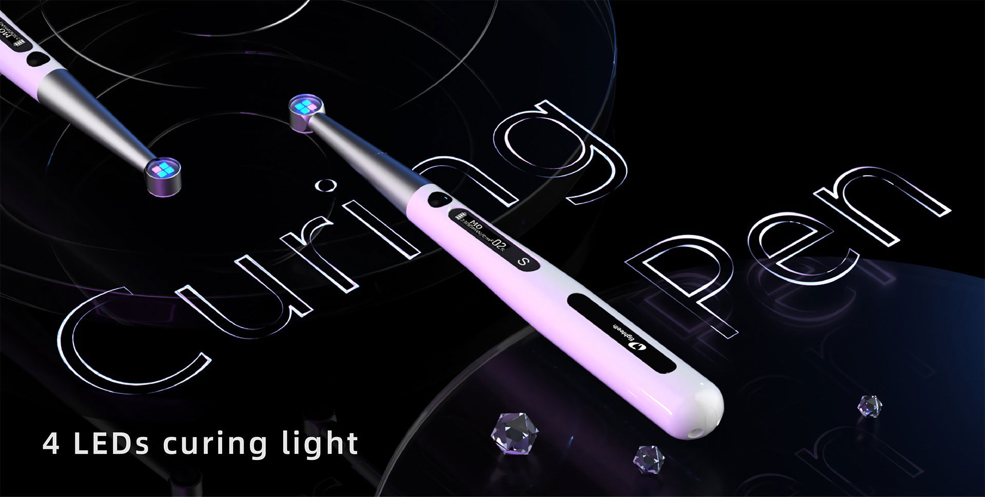 Curing pen light
