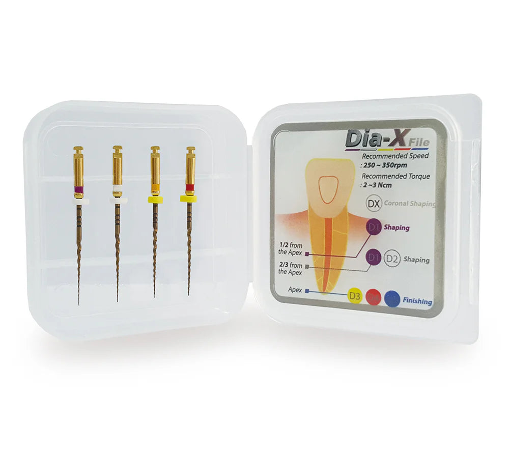 Dia-X NiTi Heat Treated Rotary Files