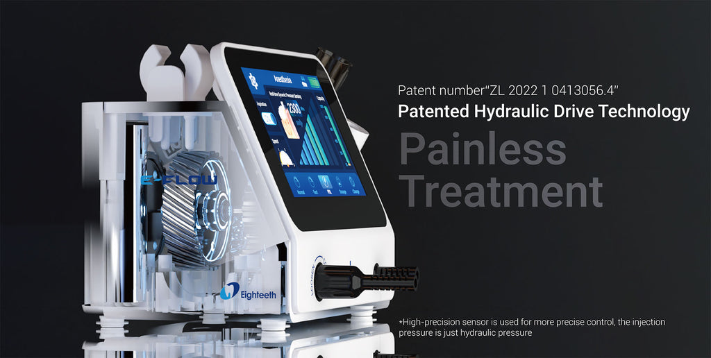 E flow anesthesia device