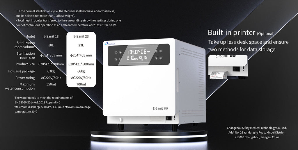 E Sanit autoclave