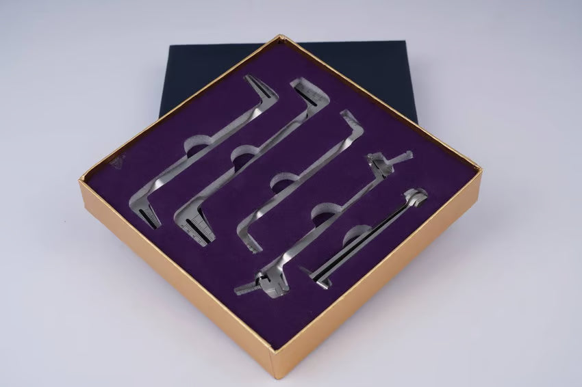 Implant positioning guide set