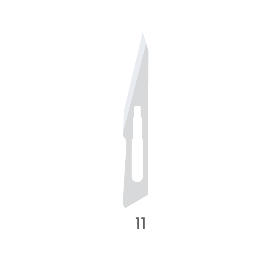 Stainless steel scalpel blade | INDUSBELLO