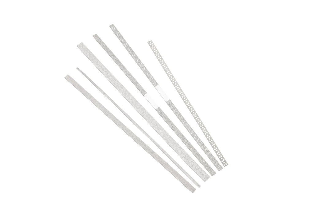 Steel abrasive strips