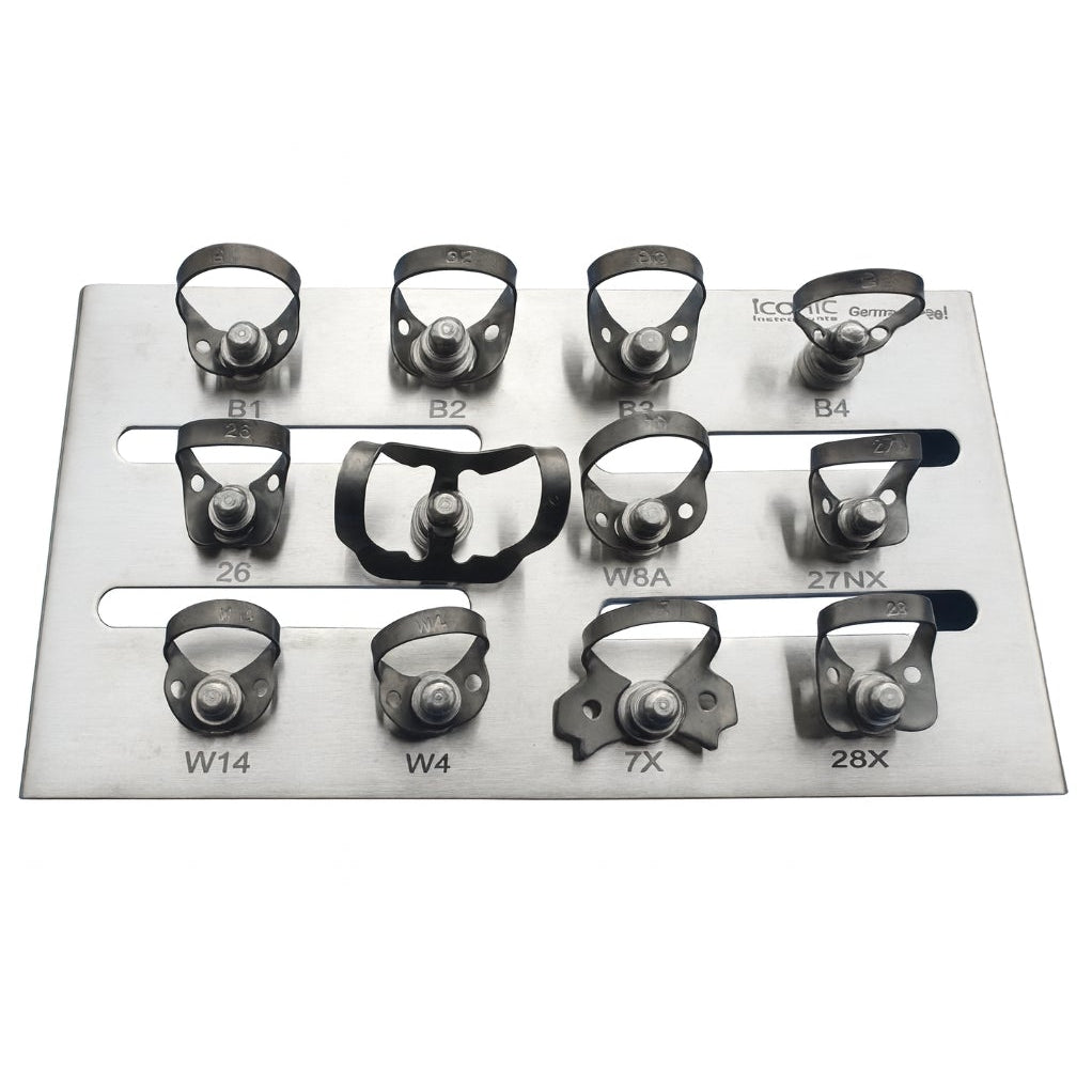 rubber dam clamps complete | ICONIC