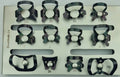 Rubber dam clamps set (12pcs) | DENTIRAK