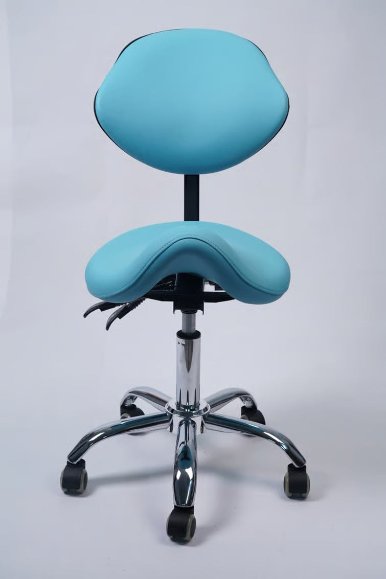 Stool saddle  Microfiber leather