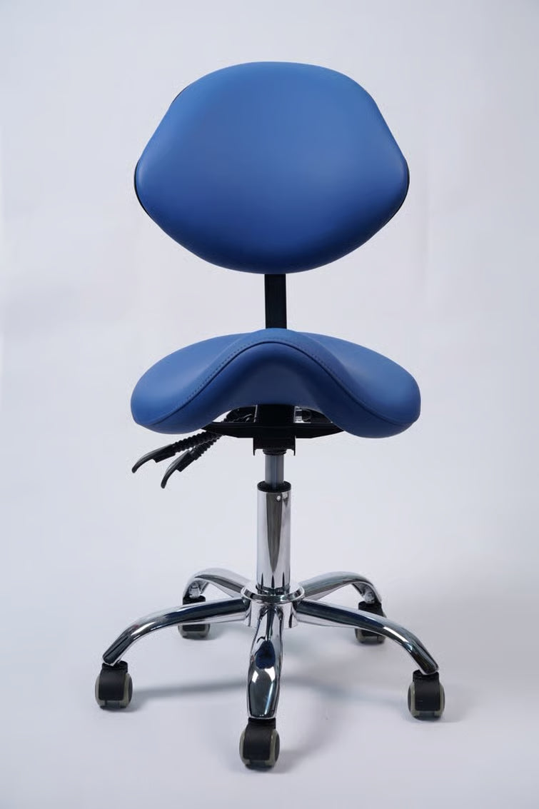 Stool saddle  Microfiber leather