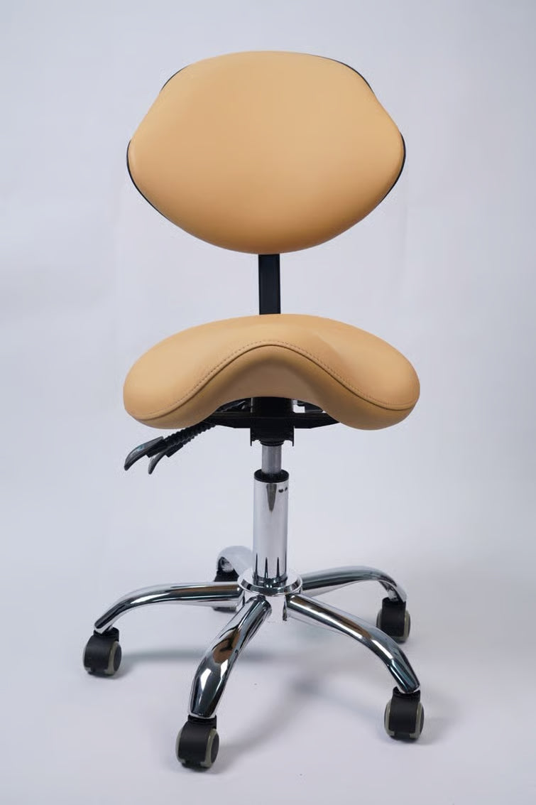 Stool saddle  Microfiber leather