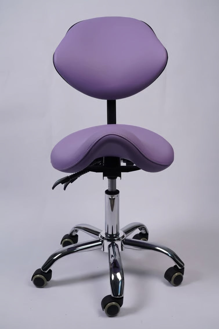 Stool saddle  Microfiber leather