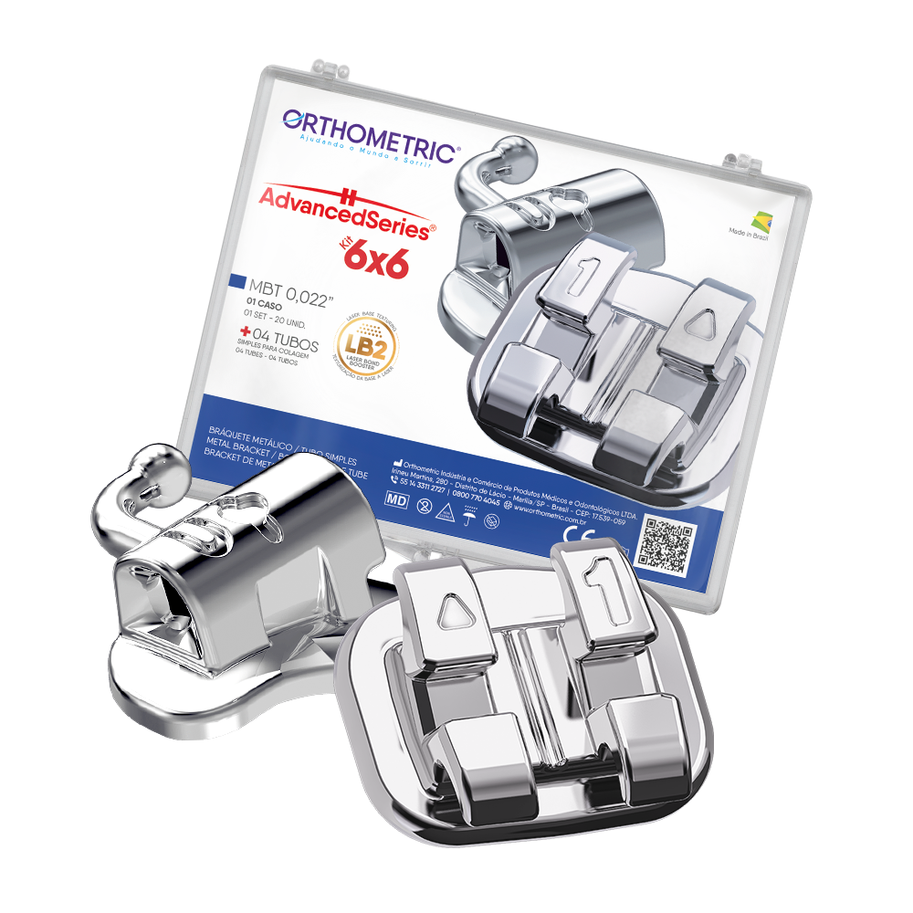 Advanced Series Steel Bracket 0.022 01 Case + 04 Tubes