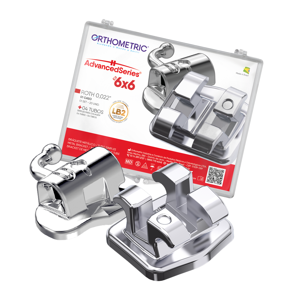Advanced Series Steel Bracket 0.022 01 Case + 04 Tubes