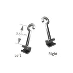 LONG CURVED crimpable hook (RIGHT & LEFT)| summit