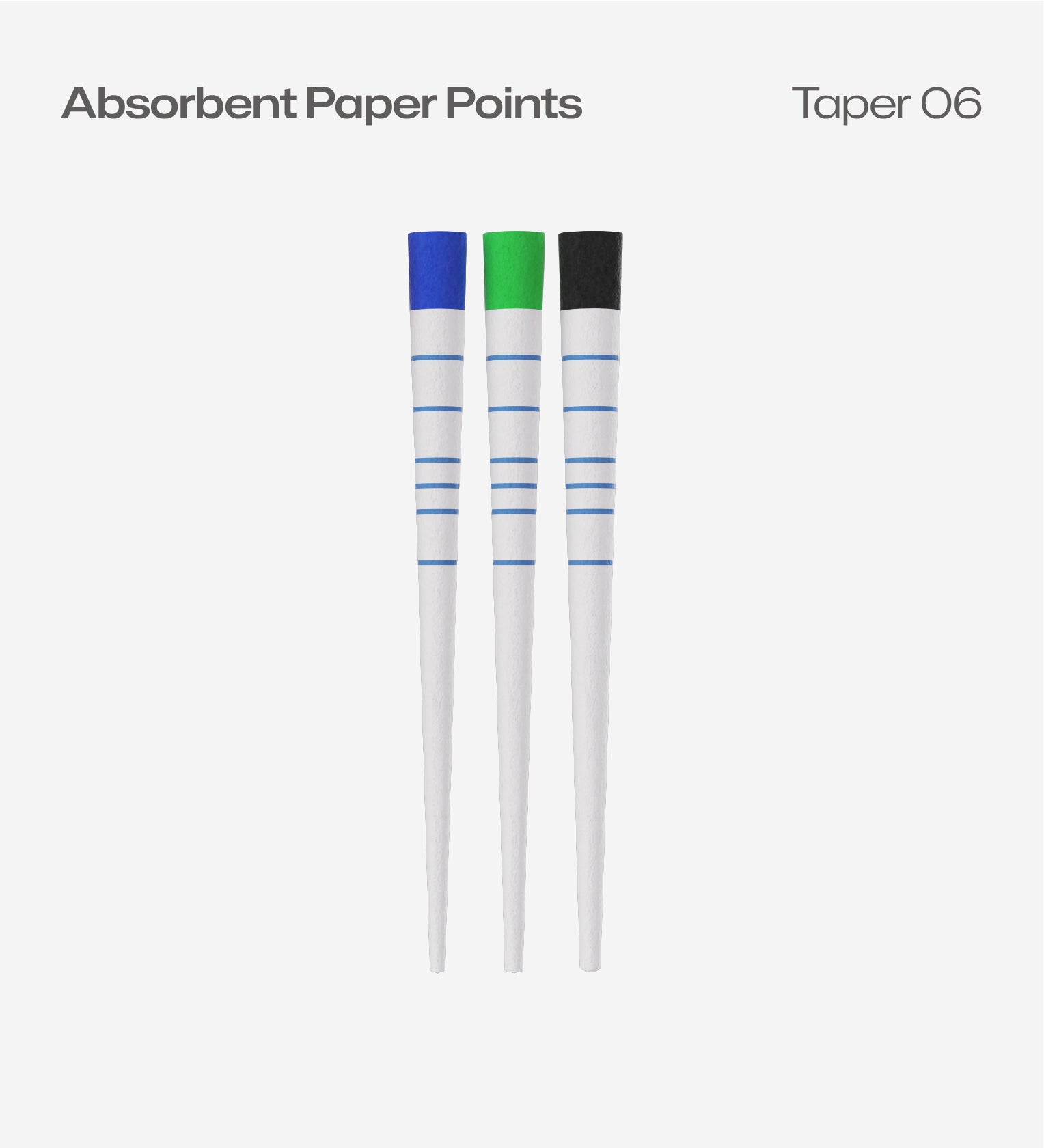 Perfect Endo Paper Points Marked TAPER