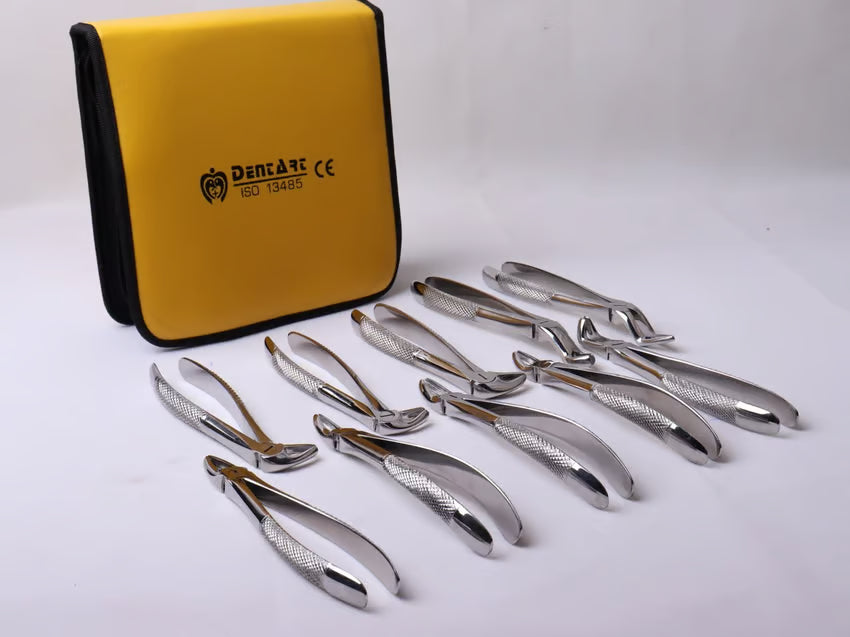 forceps set 10pcs | DENTART