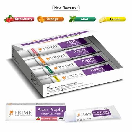 Prime Dental Aster Prophy - Lemon Flavour (Pack of 4)