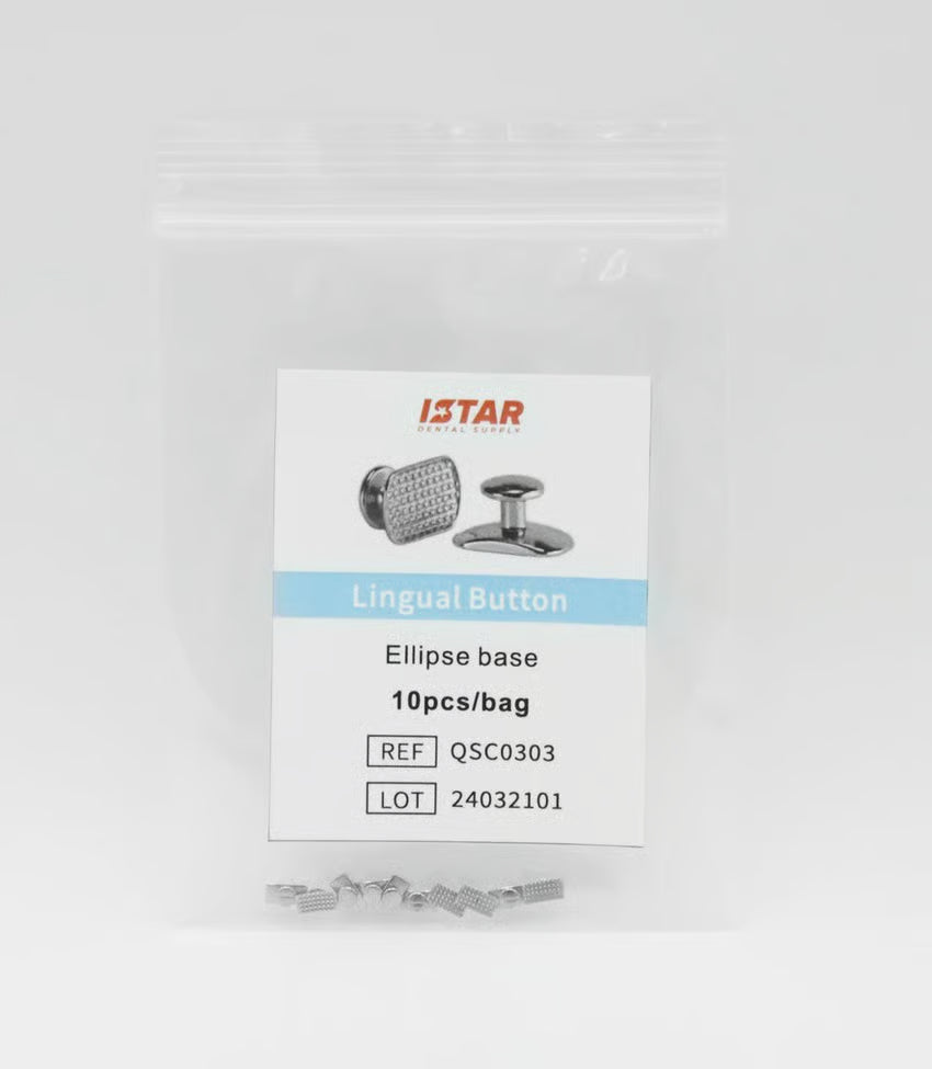 lingual button elipse base