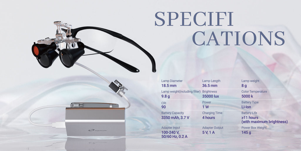 Softtouch loupe light